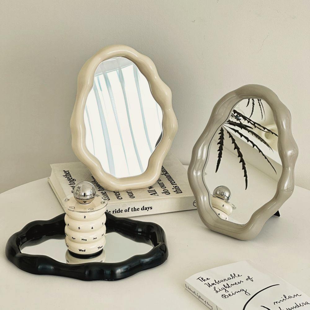 유월가게 하임 비정형 탁상거울 벽걸이 화장대 거울 3color