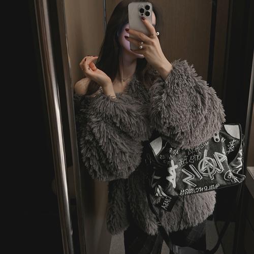 Cheap longhair cardigan