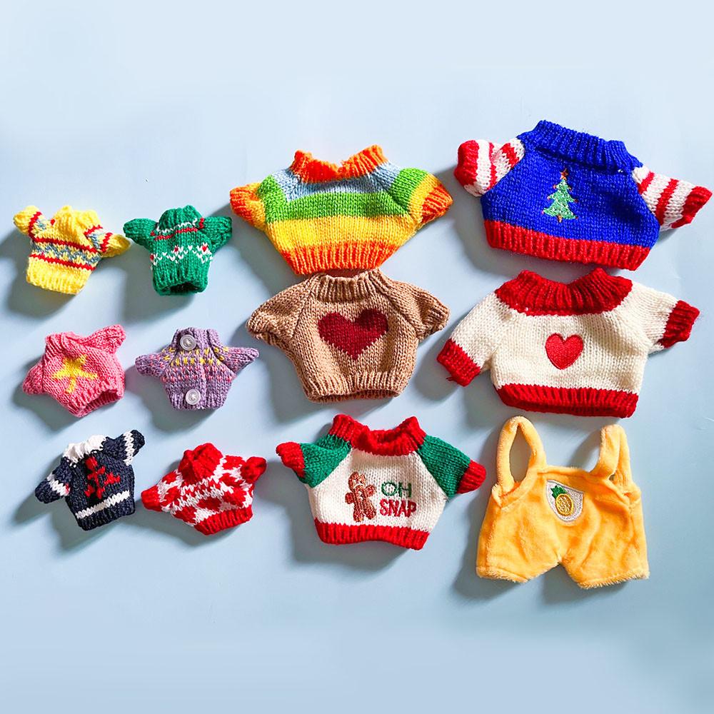 미니 인형옷 니트 스웨터 그로밋 인형 숀키링 옷