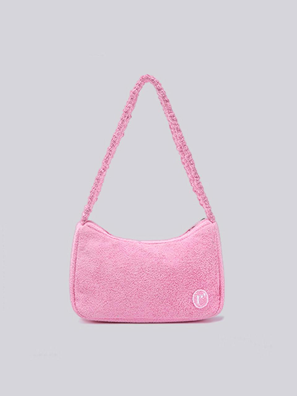 TERRY SHOULDER BAG PINK