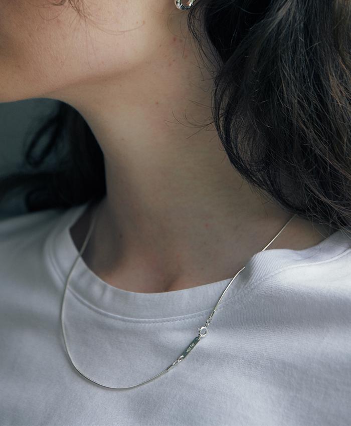 [14차 리오더][925 silver] Un.silver.138 / soir necklace (silver)
