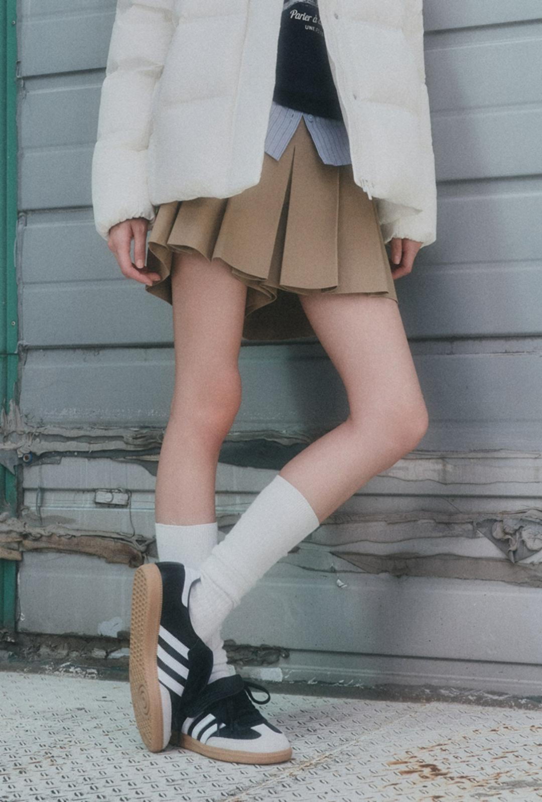 플리츠 스커트 팬츠_MIWTHF961C