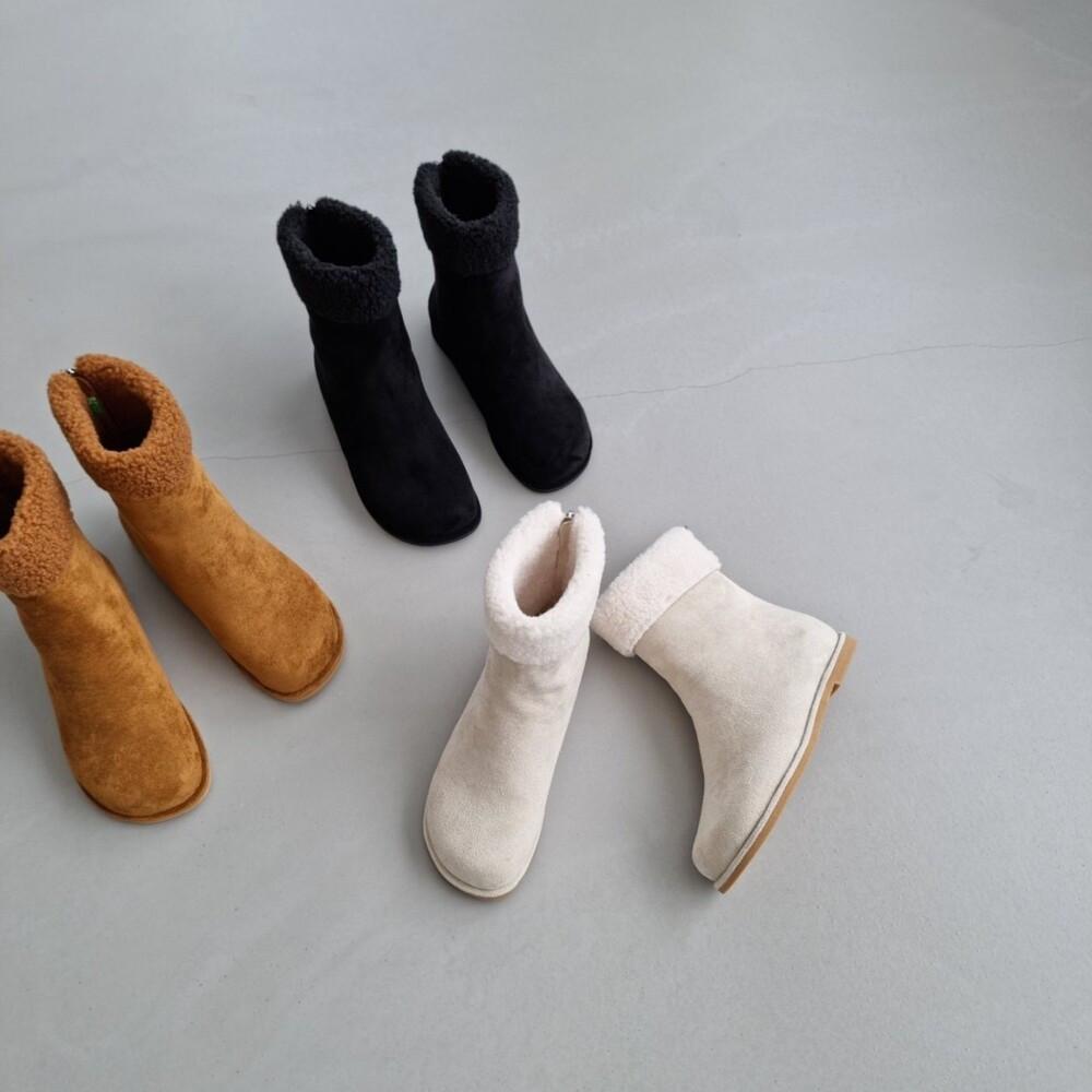 여성 뽀글이 양털 내피 부츠