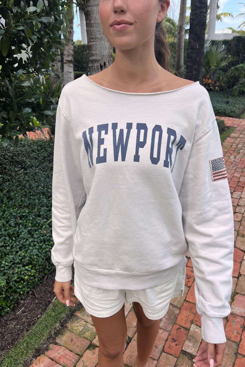Erica Newport Sweatshirt - Cement / Regular Fit