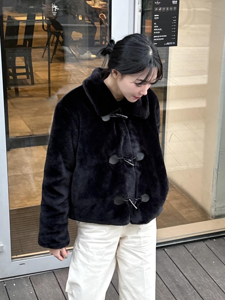 [5%할인 ~9일까지][익일배송]숏 퍼떡볶이코트