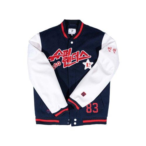 P X SUPER SSG LANDERS 1983 VARSITY JACKET
