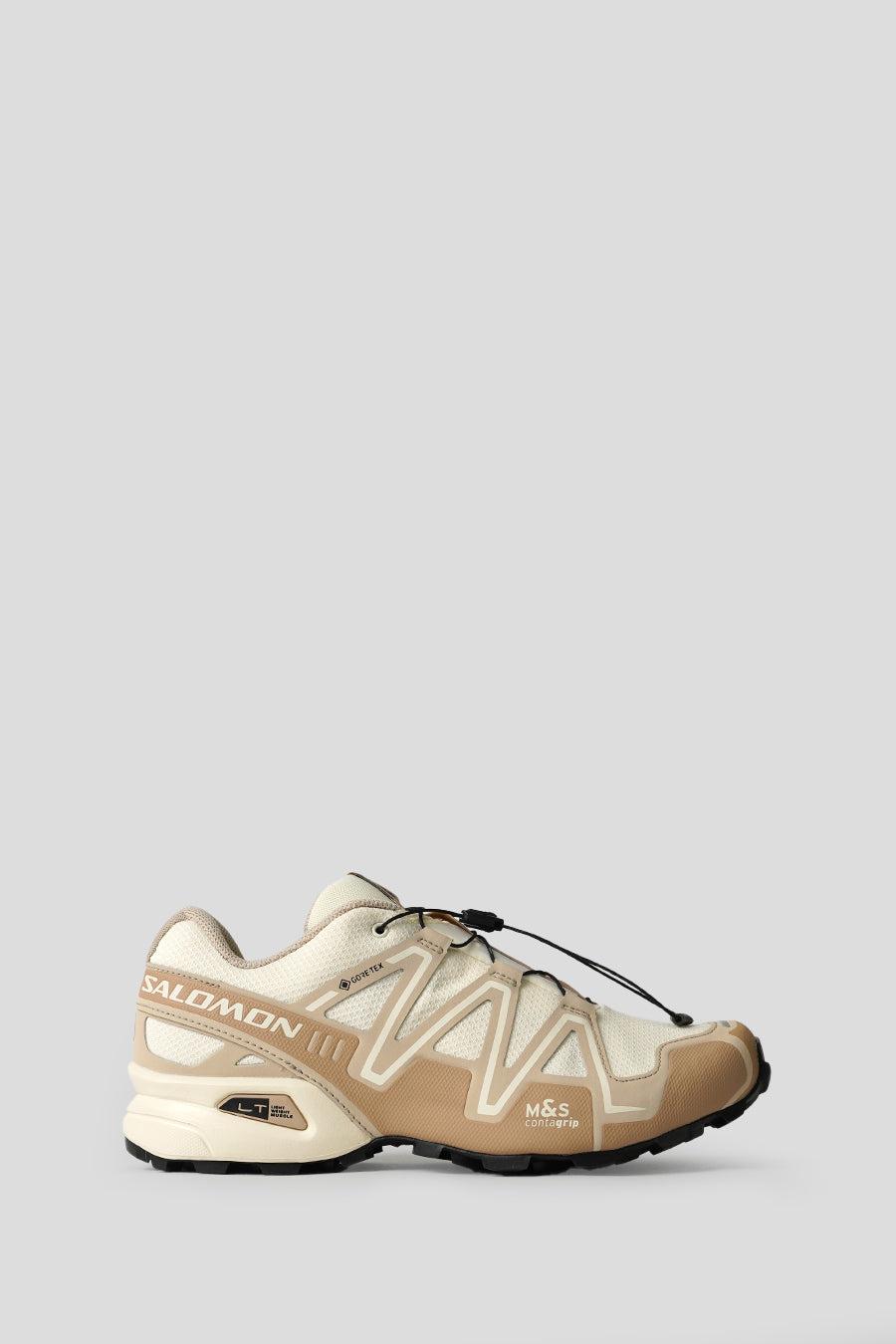 SNEAKERS SPEEDCROSS 3 GTX VANILLA ICE, WHITE PEPPER ET FEATHER GRAY - 42