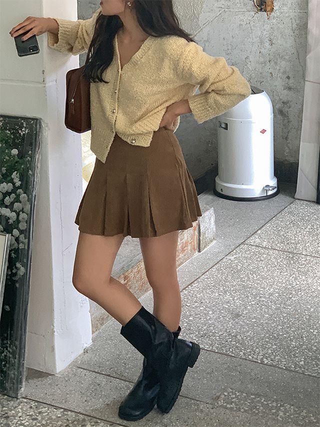 케이티 골덴 스커트 치마바지