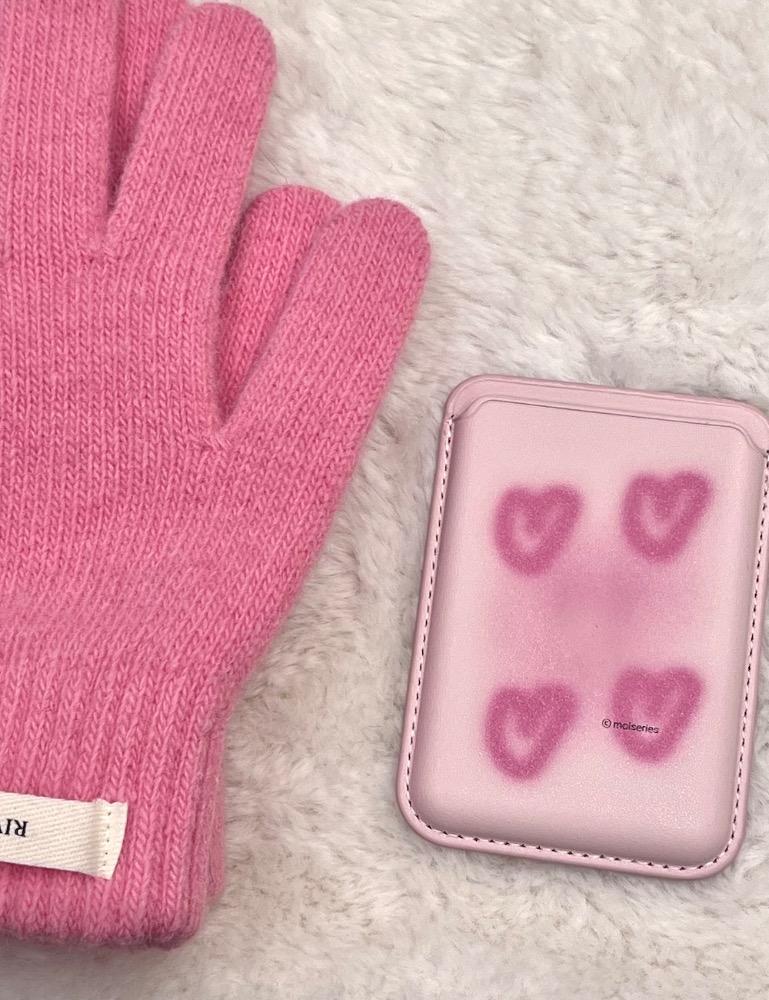 mosi heart magsafe card case (p)