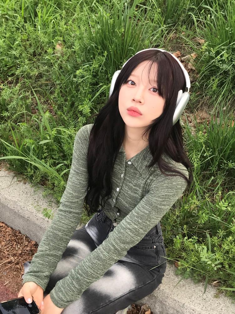 Webit stripe crop t 위빗 스트라이프 크롭 티