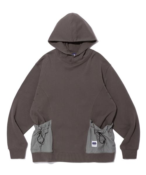 Gear Pocket Hoodie Pullover Charcoal