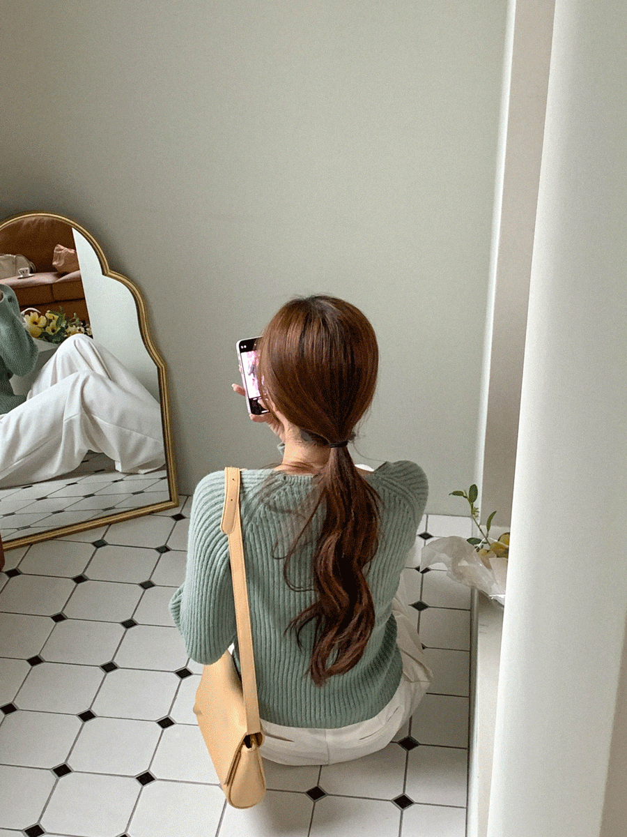 [가을니트 오늘출발🚚] 미닛 스퀘어 퍼프 니트 - 3 color