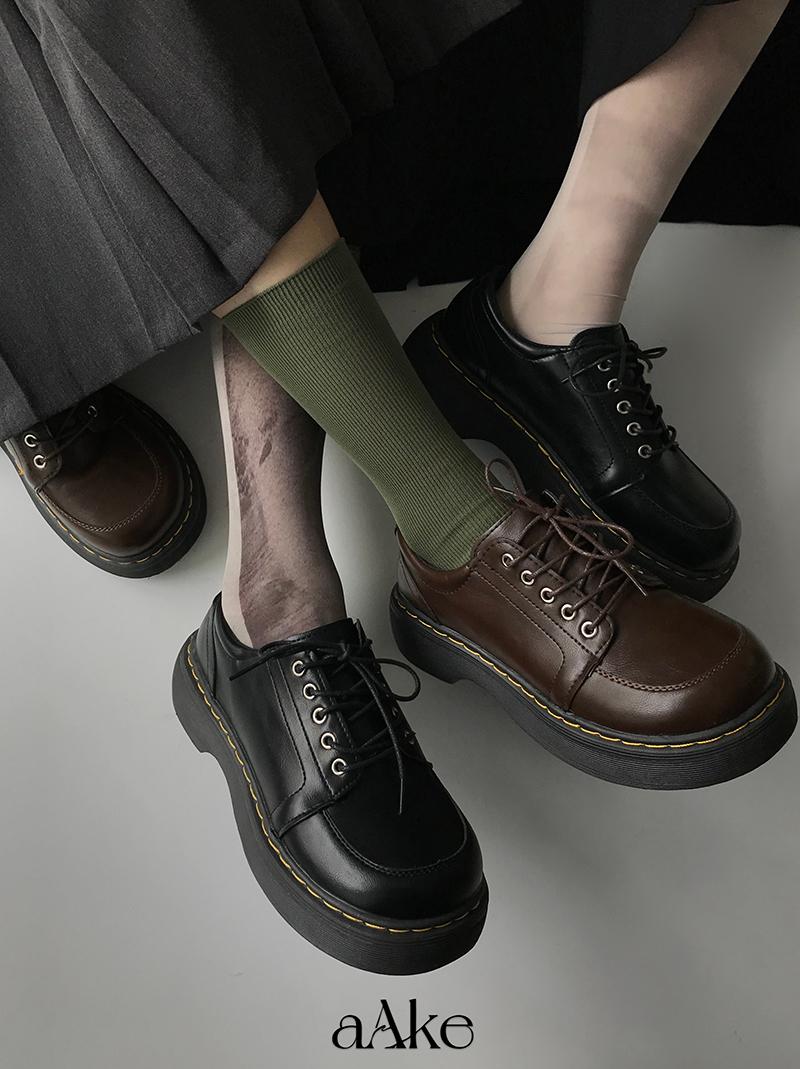 DEAR STITCH LOAFER (brown / black)