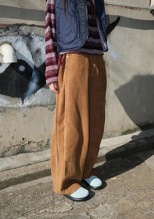 fold side pants (2color)