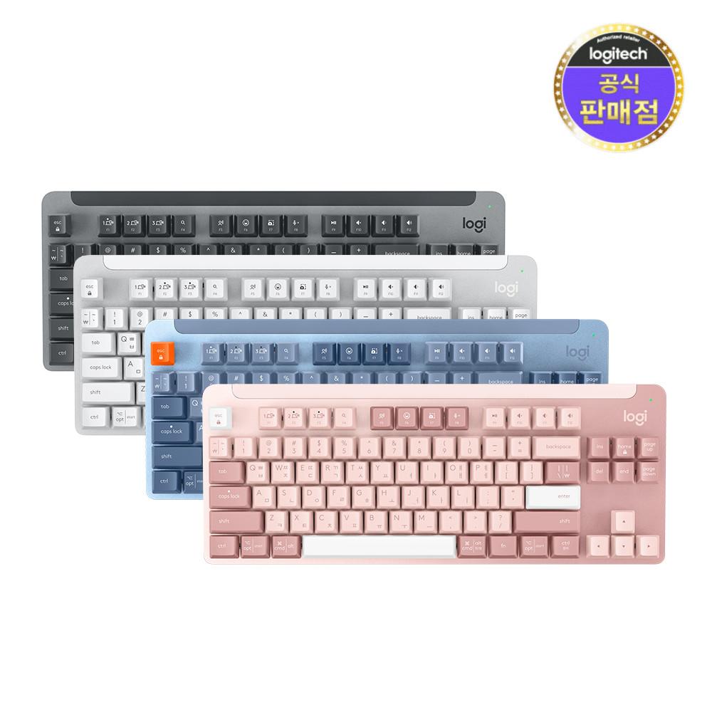 [치약+노트 사은품 증정]로지텍코리아 정품 무선 기계식 키보드 시그니처 K855 [텐키리스 / TCC 적축 / 볼트지원 / 블루투스]