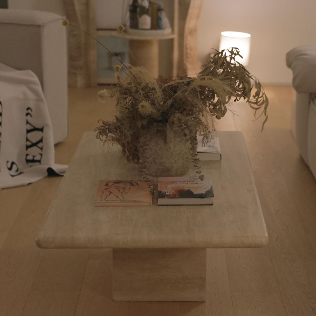 RECTANGLE TWICE LAYER : SOFA TABLE