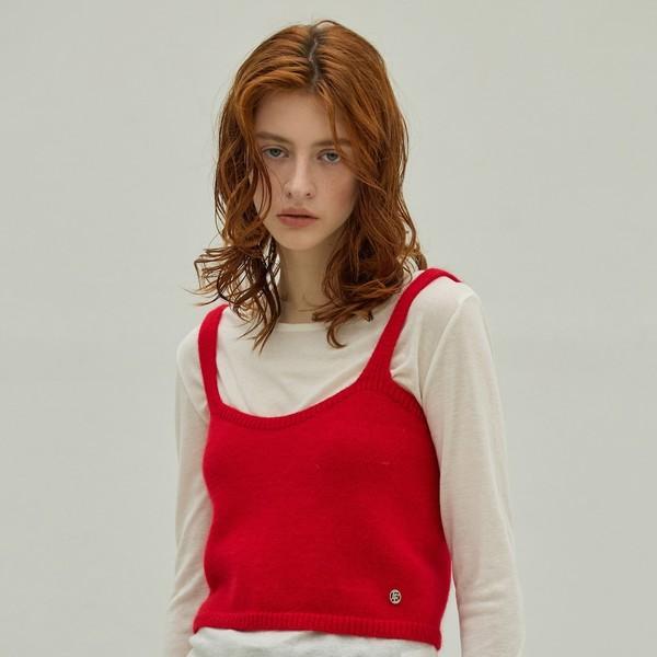 [4월 1일 순차 출고] Angora Buistier Knit Top_3Color