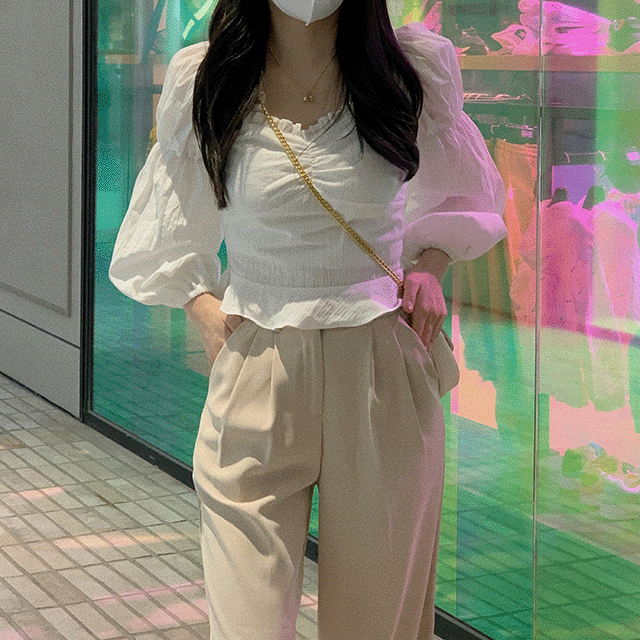 세인트 자수 블라우스 :D