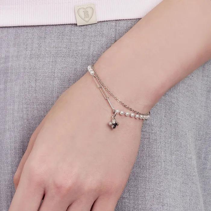 mirage pearl chain bracelet