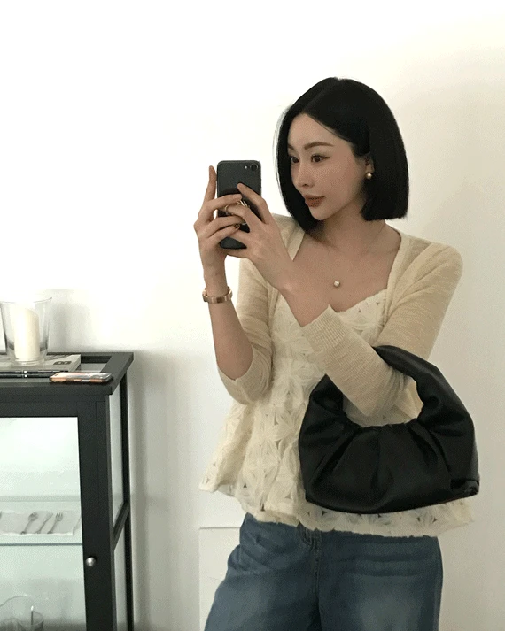 *단독진행*엘라 플라워 나시 블라우스 볼레로 세트