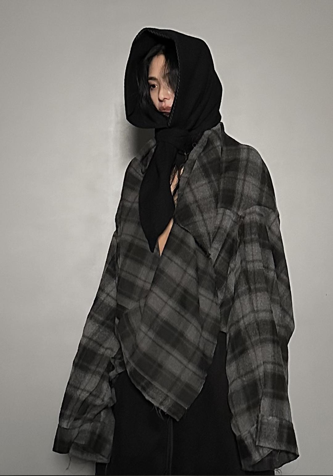 FW24 UNISEX AMU WOOL MUFFLER #BLACK [자사몰 혜택 20%]