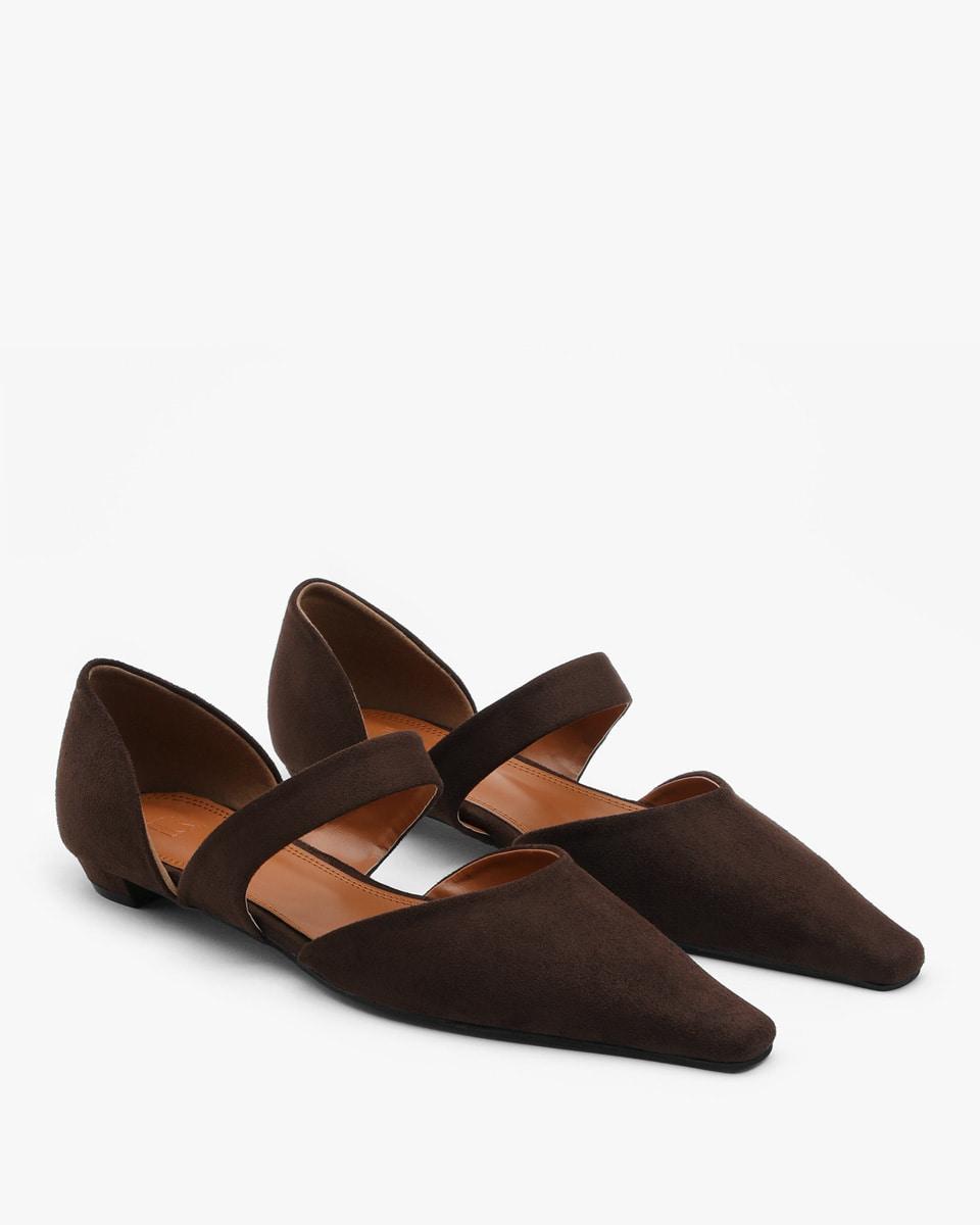 MOUH Suede Flats_Brown