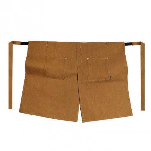 [이니셜자수 무료] 하프 앞치마 (카라멜브라운)