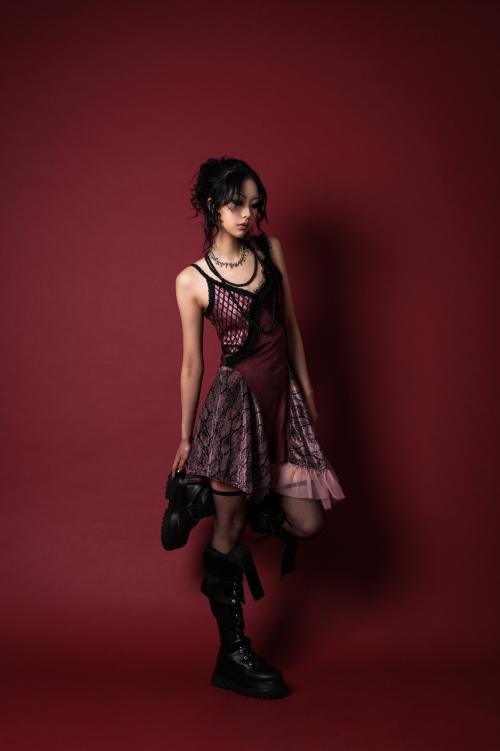 MIDNIGHT AFTER PARTY DRESS #WINE