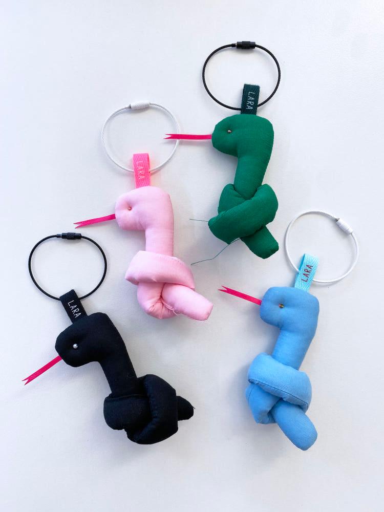 라라 뱀 키링 4종