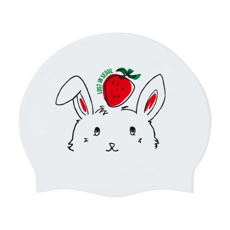 BERRY BUNNY SWIM CAP