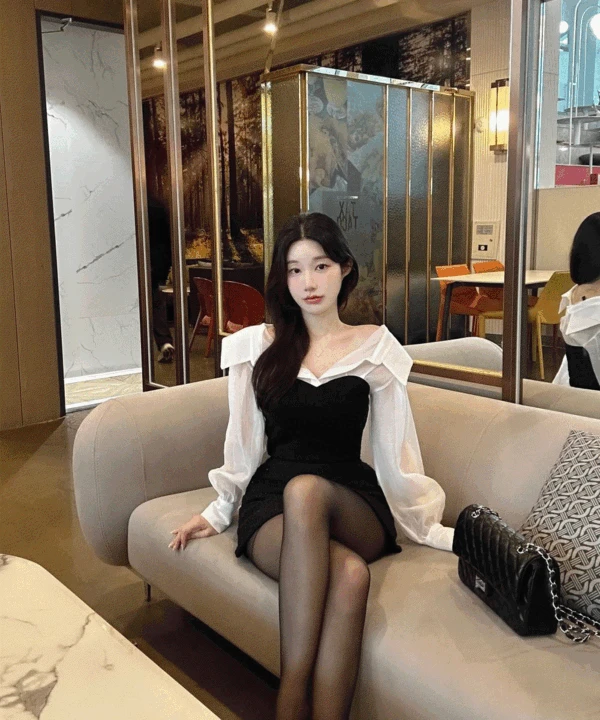 [사장최애] 매혹 시스루 블라우스 - 2color