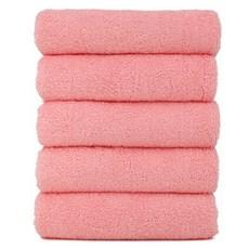 심플리 고급 호텔수건 150g 40수 코마사, 진핑크, 5개