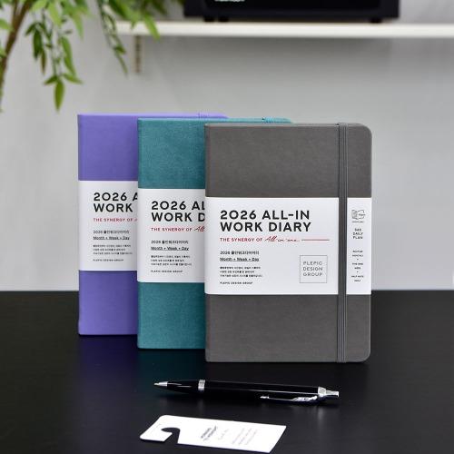 플레픽 2026 올인 워크 다이어리 (날짜형 올인원 워크 플래너)