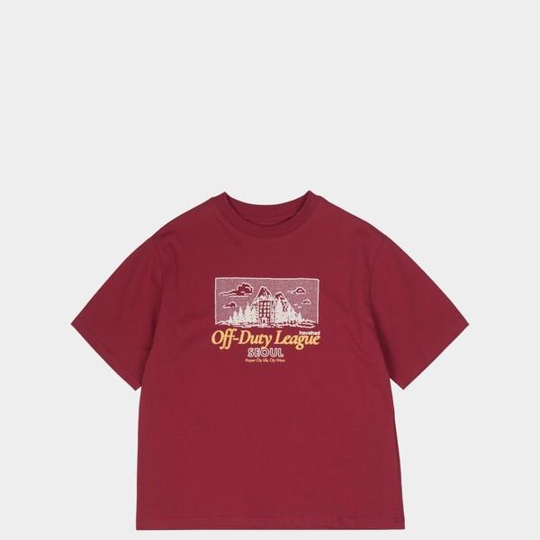 ODL Mountain Half Sleeve Tee (Red)
