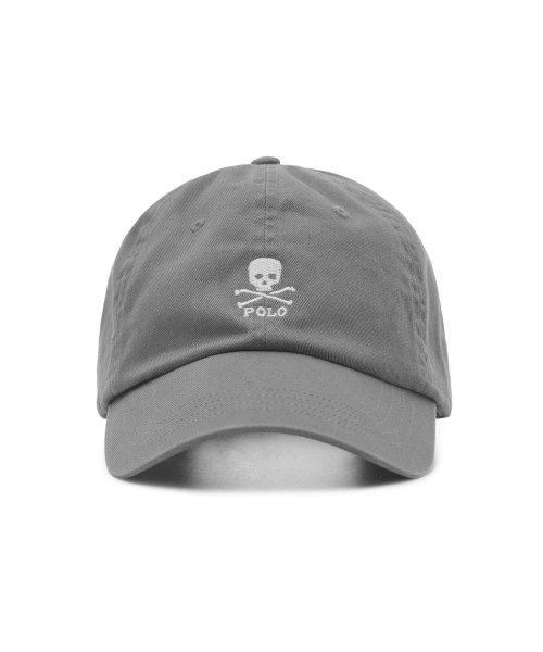 스컬 치노 볼캡 - 그레이