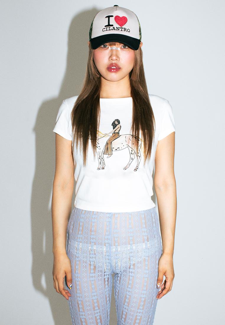 I LOVE CILANTRO TRUCKER CAP _ CAMO