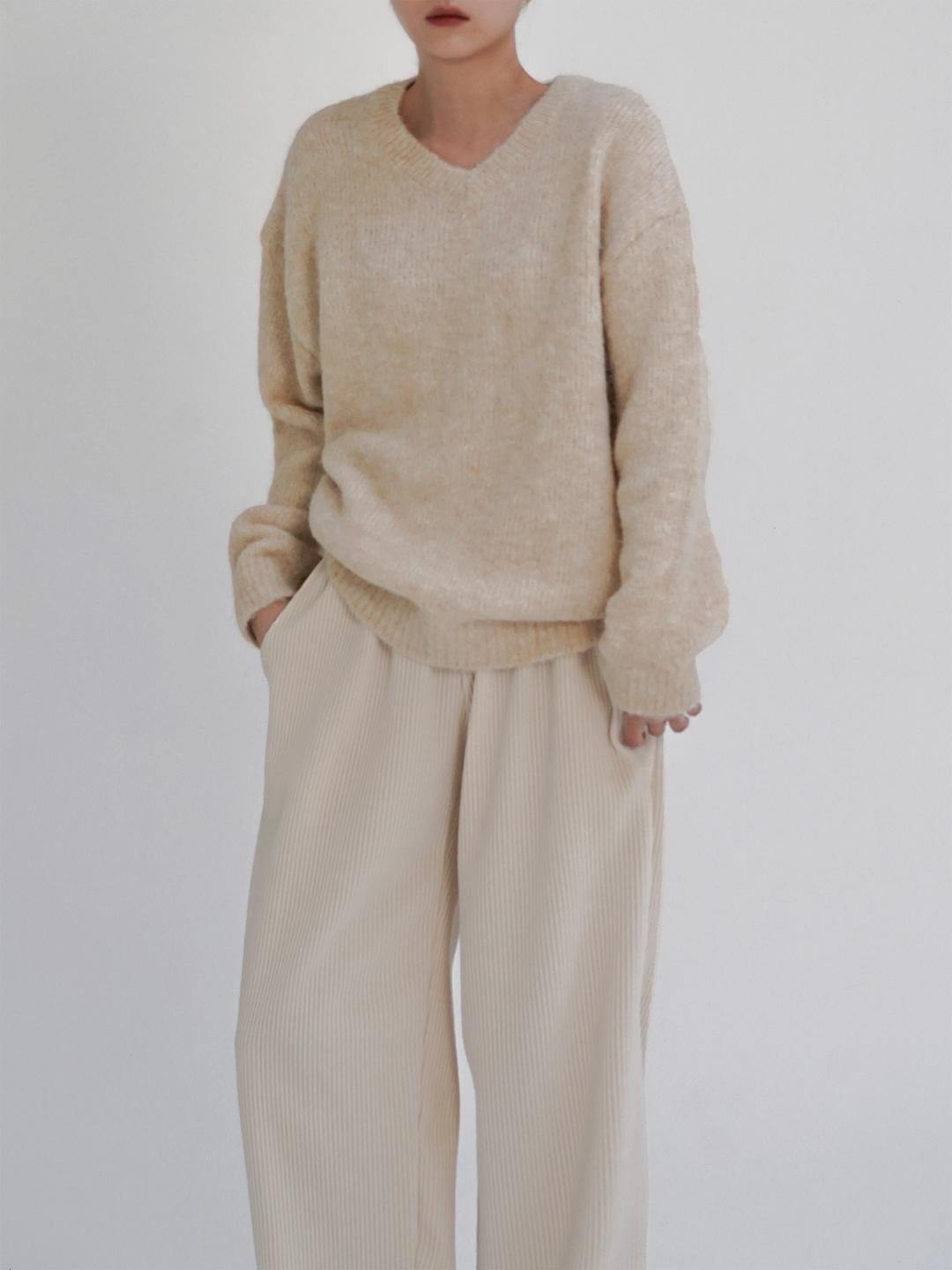 누아 오버핏 니트