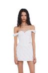 ‘ONE MOMENT' MINI DRESS - XS / WHITE / DRESS