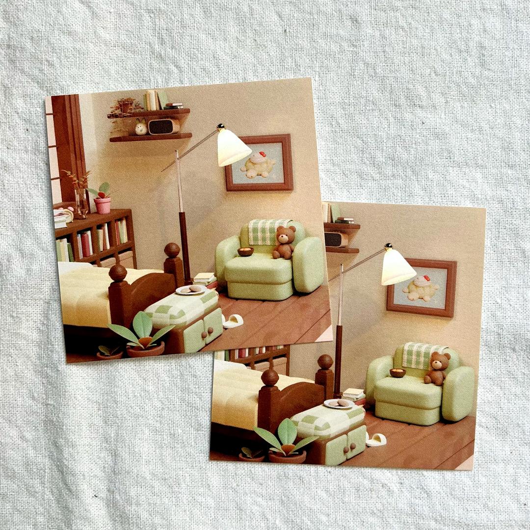 [낭만메이트] 포근한 방 엽서