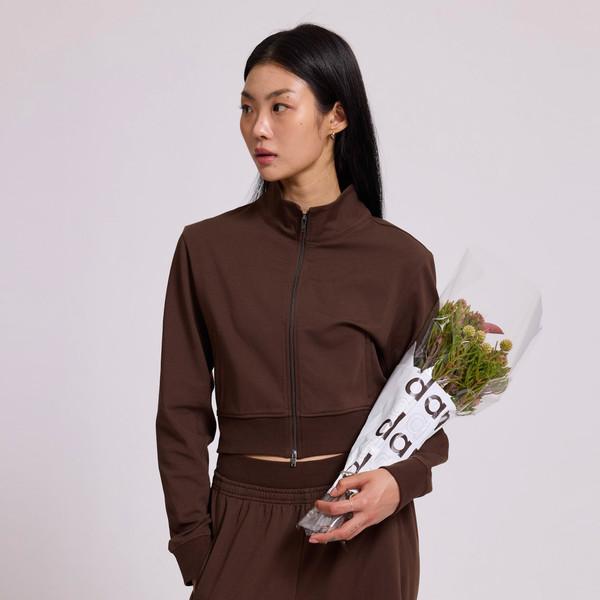 선 마일드 모션 크롭 집업