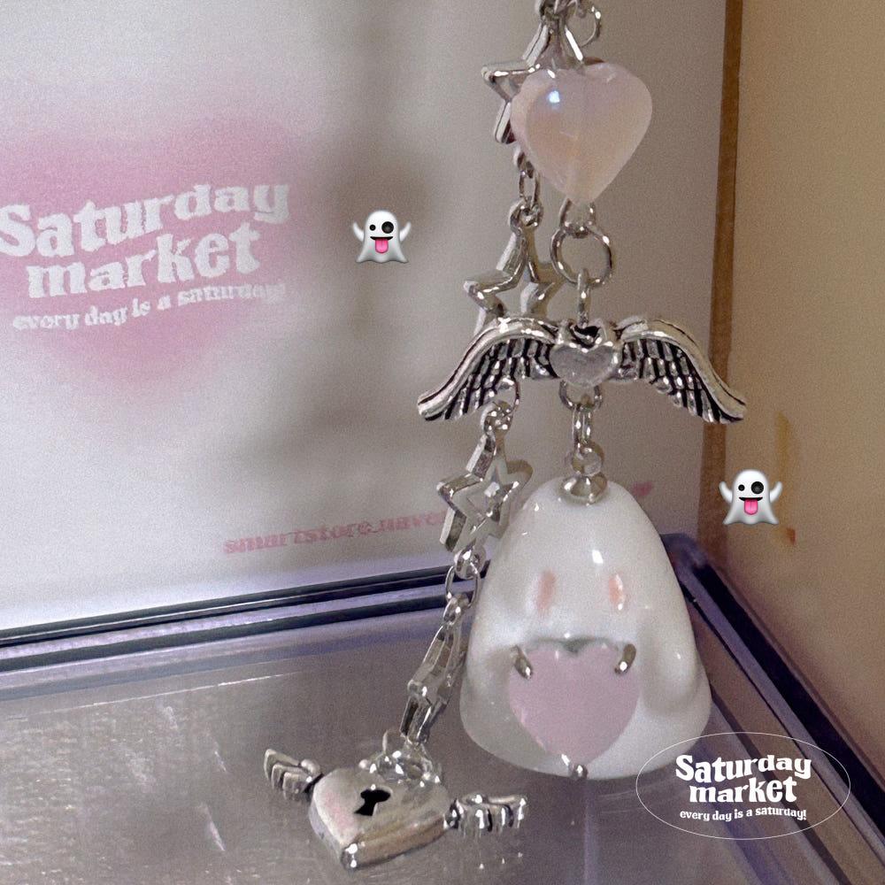 [마켓] Booh- 고스트 키치 미니 키링