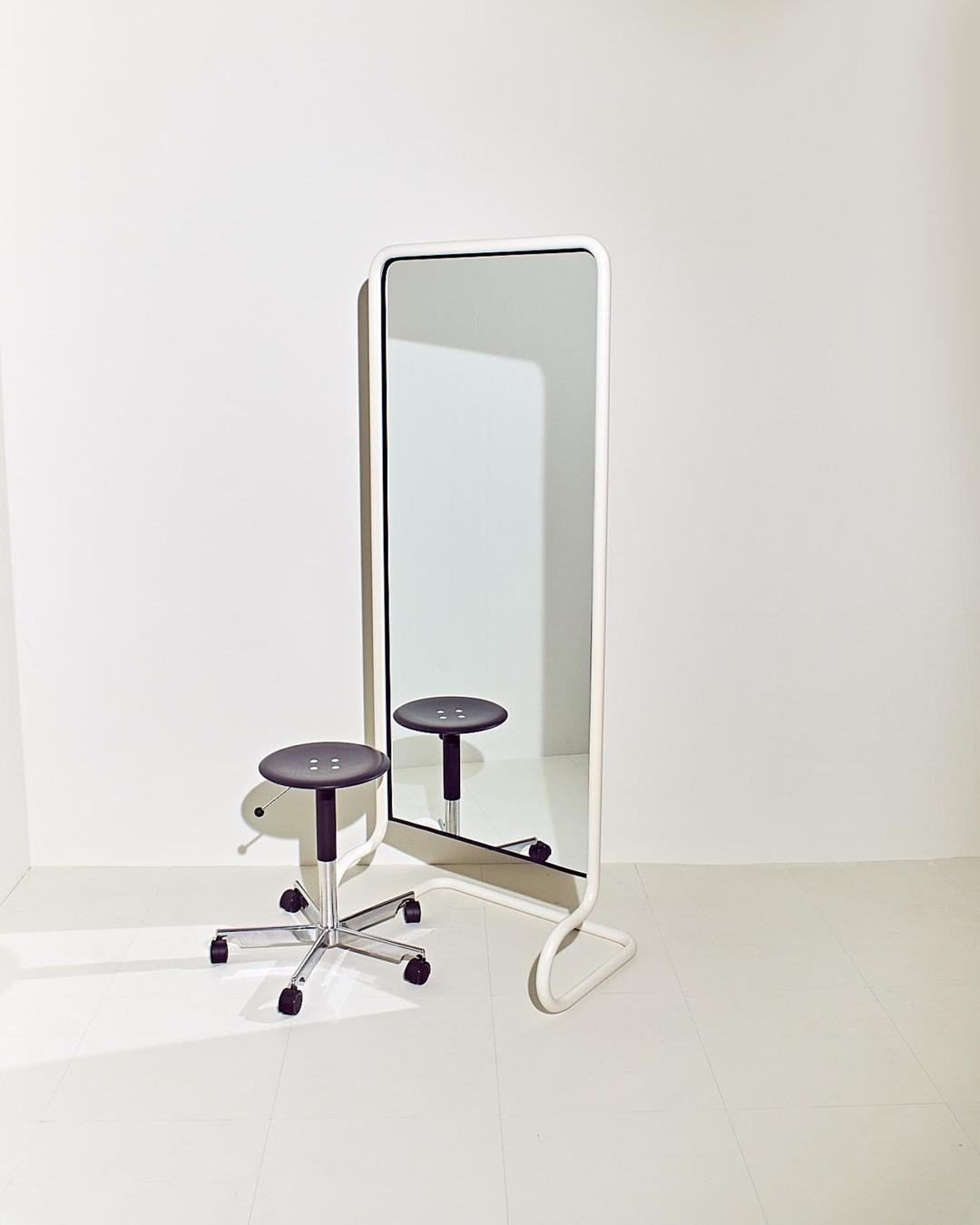 #01254 / Super Tube Mirror - Stand (white)