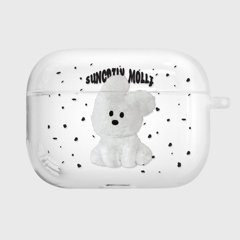 [CLEAR AIRPODS PRO] 591 큐트IML-Molli
