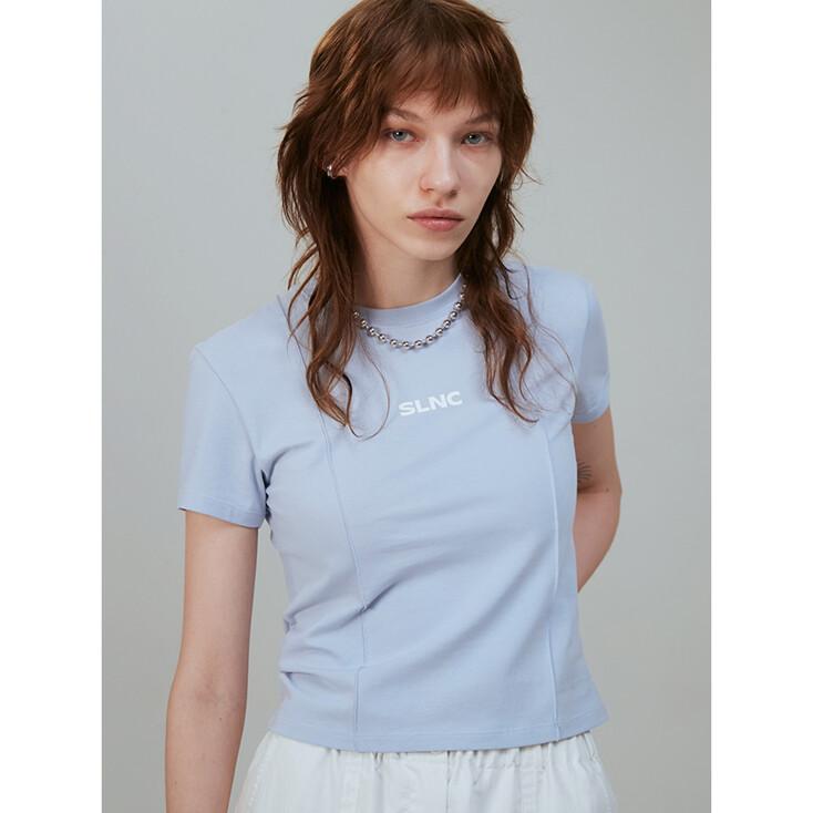 로고 티셔츠 LIGHT BLUE