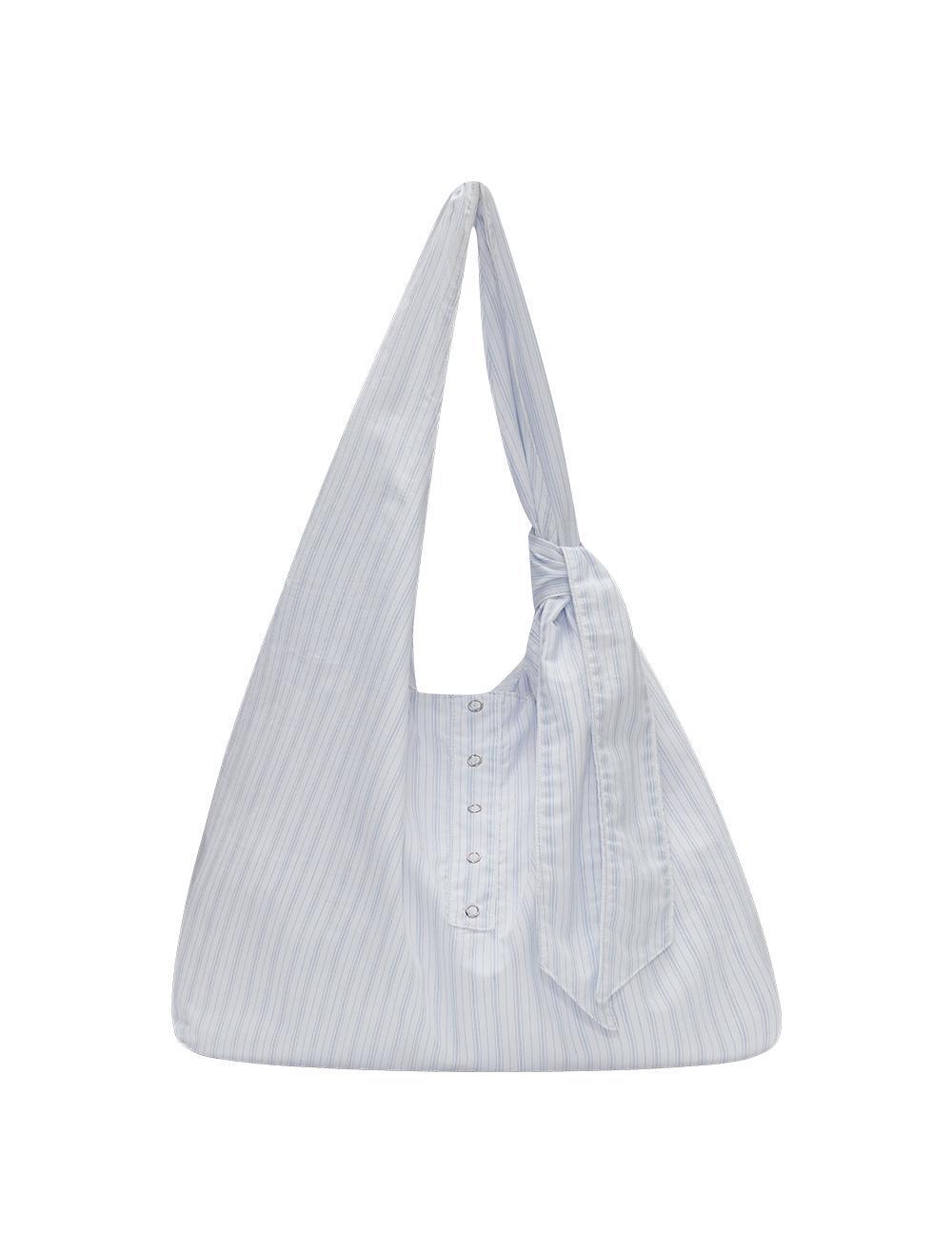 STRIPE TIE COTTON BAG [STRIPE]