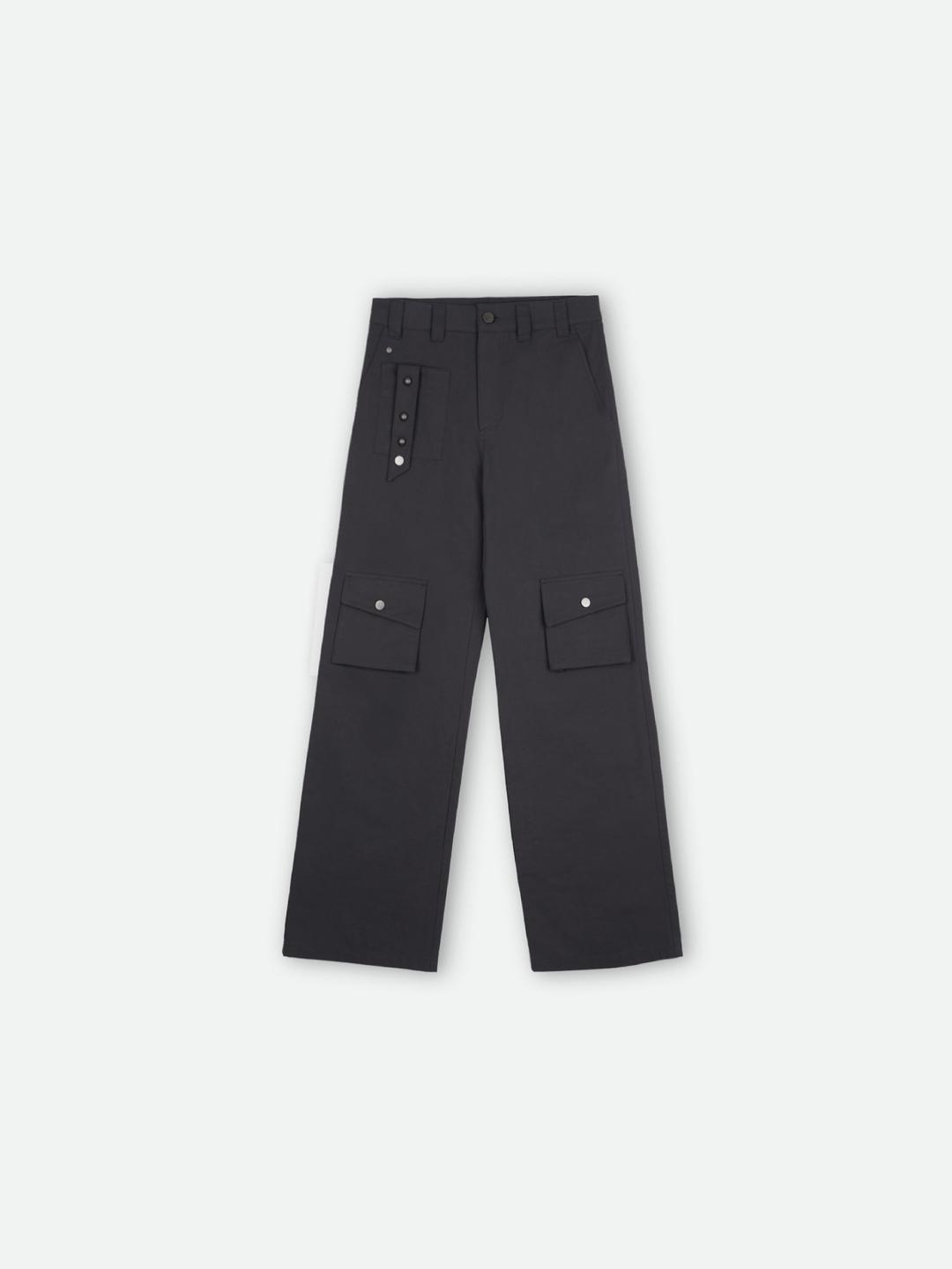GRADUAL DOTS  CARGO PANTS CHARCOAL