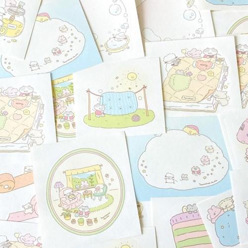 [하트쉽] 포근한 하루 모조지 스티커 세트