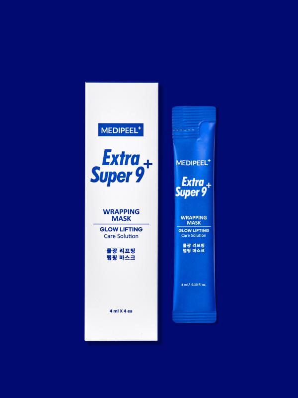 메디필 엑스트라 슈퍼 9 플러스 물광 리프팅 랩핑 마스크 4ml 4개입
