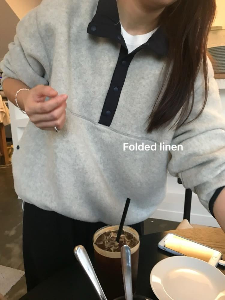 (당일)24FW 웜 후리스 오픈칼라넥/반하이넥 루즈핏 배색 플리스 점퍼(2color)