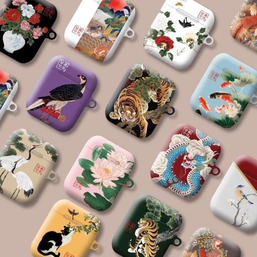 와우박스 주문제작 낙관 민화 에어팟프로2 버즈2 케이스